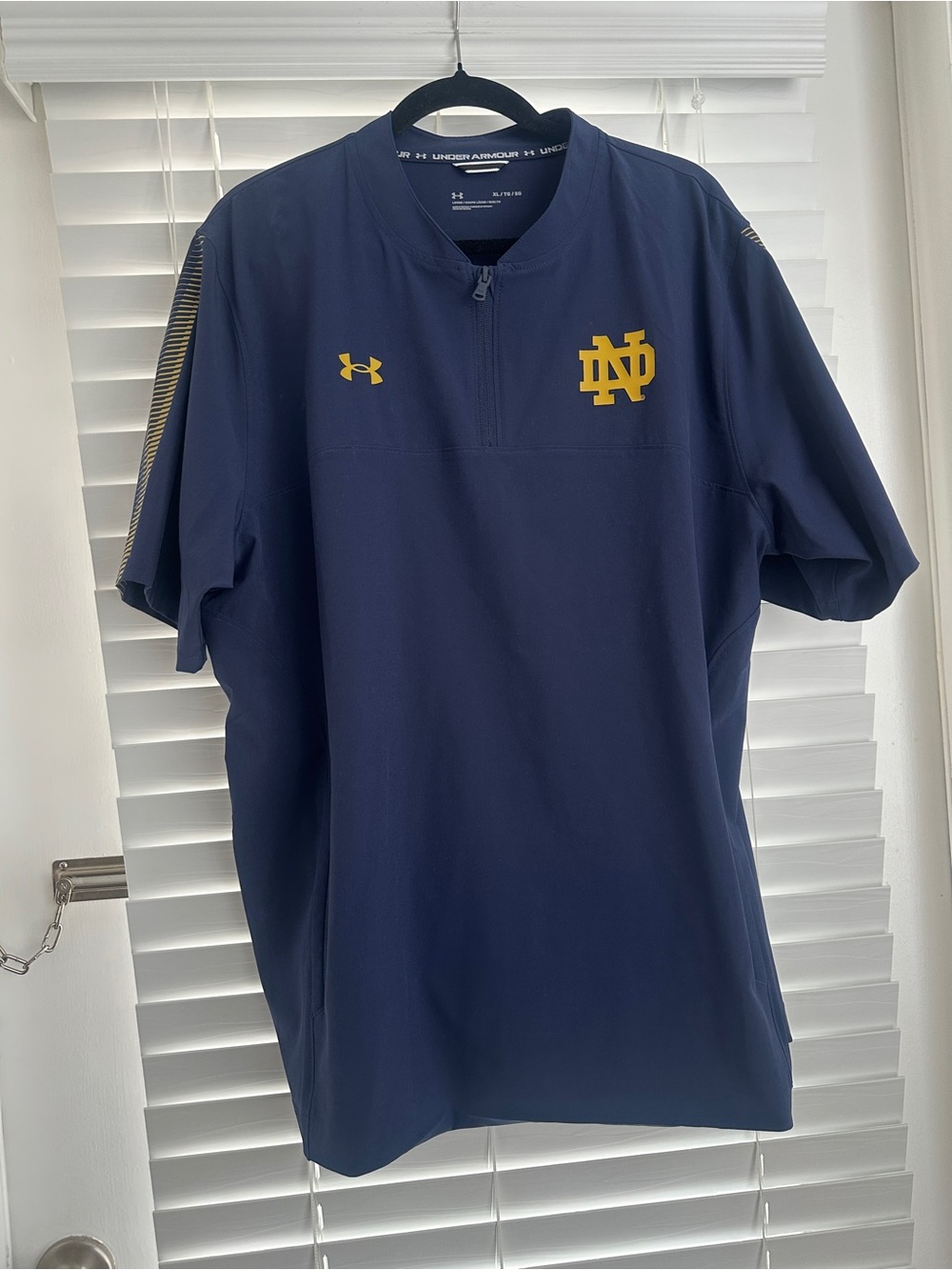 Notre Dame Under Armor Short sleeve pullover